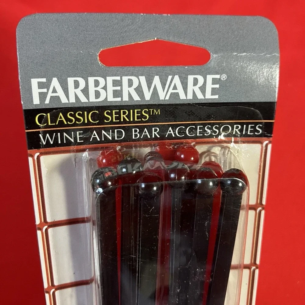 8 Packs - Vintage‎ Farberware Drink Stirrers / 22 Ct Pks / 176 Total Stir Sticks